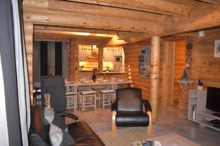 Chalet en rondins - 3 minutes des pistes - 7
