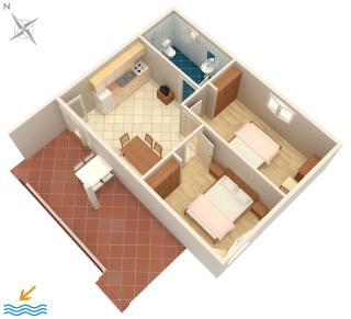 Apartments with parking space Rabac, Labin - 9652 - Rabac - 7