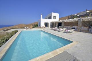 Spectacular sunset view villa at Melissaki - Ioulida - 9