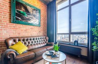 Penthouse Art on the 25th floor, loft business class apartments - 9