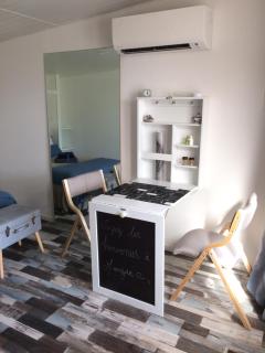 Les logis d'argent Studio indépendant Parking Entrée autonome Linge de Lit et Serviettes Wifi fibre TV connectée - Mimizan - 6
