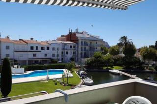 PORT SOTAVENT 2C - Apartamento en la Marina de Empuriabrava - piscina comunitaria, - parking - vistas al canal - cerca centro y playa - Empuriabrava - 9