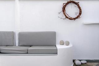 PURE WHITE 1BD house with amazing Sea Views in Naousa - 6