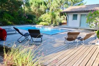 Exclusive Villa with large terrace and pool, high standard beaches in walking distance - Lège-Cap-Ferret - 6