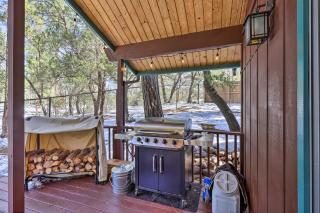 Deck with Wooded Views Rustic-Chic Prescott Cabin! - 8