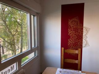 BedinReims "burgundy bottle" 110m2 Exceptional, 4 chambres doubles, 2 bain, free park & wifi, tout équipé - Reims - 4