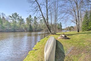 Riverfront Cabin in Alger with Patio and WiFi! - 8