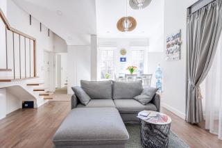 3 Bedroom Apartment 24h self check in, free parking, Ac, fireplace - Vilnius - 4