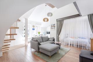 3 Bedroom Apartment 24h self check in, free parking, Ac, fireplace - Vilnius - 7