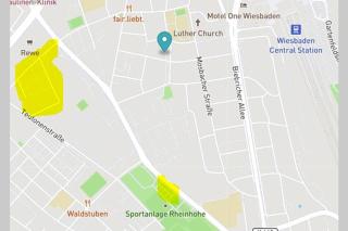 bahnhofsnahe, ruhige und sonnige 2 Zimmerwohnung im Dichterviertel (bis 4 Personen) - Wiesbaden - 2