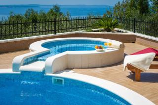 Luxury VILLA MAJA with whirlpool, heated pool, gym, sauna, panoramic sea views - Jesenice - 5