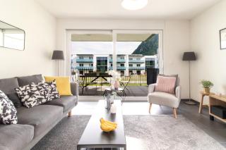 Modern 2 bedrooms apartment at Le Bouveret. Self-checkin. - Port-Valais - 9