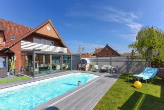 Ferienwohnung Haus zum Seehund mit Pool und Frühstücksoption - Bensersiel - 9