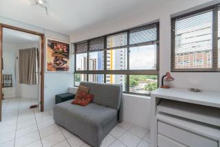 Ótimo Flat Bairro da Jaqueira Recife até 3 pessoas O Coração Verde da Cidade PBO902 - 4