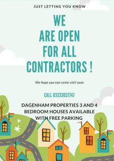 DAGENHAM 3 and 4 BEDROOMS 2BATHS with Parking - Dagenham - 0