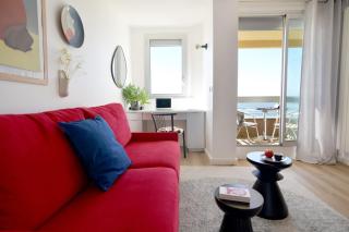 NOUVELLE VAGUE Modern Ocean View STUDIO w balcony - Swimming Pool - Biarritz - 3