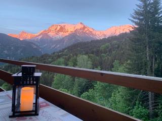 Studio Turquoise quartier Grattague vue MontBlanc - Saint-Gervais-les-Bains - 0