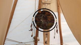 TIPIsche trekkershut - Camping Le Soustran - Neuvic - 9
