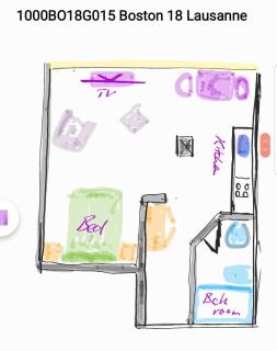 Off HSH Boston - Moderne Junior Suite-Apartment 36 m2 - Lausanne - 4