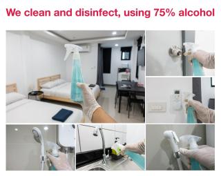 P4 Silom Large 2beds full kitchen WIFI 4-6pax - 9