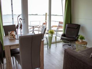 Houseboat uitzicht over veluwemeer, natuurlokatie, prachtige vergezichten - Biddinghuizen - 5