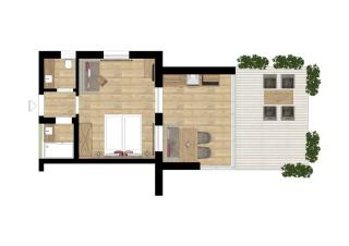 Ferienhaus Rosa 1 & 3 - 1