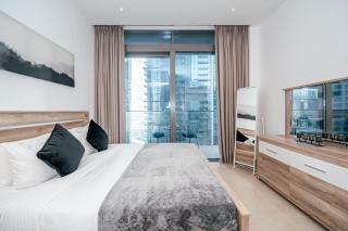 HiGuests - Unique Studio With Stunning Panoramic Marina Views - Dubai - 9