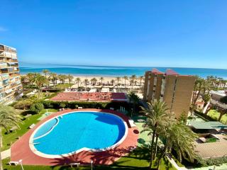 Nereo 7 Primera Linea de Playa San Juan Piscina, Parking wifi Inmobiliaria Leo - Alicante - 0