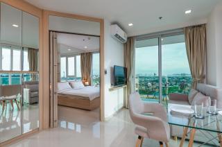 Rare Panoramic Sea, City & Mountain Views - XXL Balcony - Free Fast WIFI - Pool - City Garden Tower 2317 - Pattaya Sud - 6