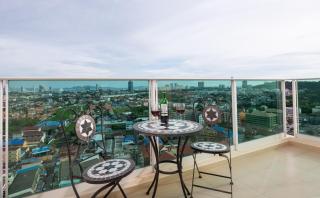 Rare Panoramic Sea, City & Mountain Views - XXL Balcony - Free Fast WIFI - Pool - City Garden Tower 2317 - Pattaya Sud - 7