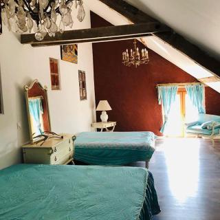 Chambre familiale Élevage Girbal - La Chapelotte - 9