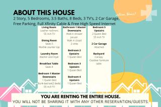 350k Home, 5 BDR, Up to 16 guest, Middle of Town - Templar - 8