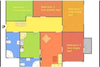 Top Center 4-Bedroom Apartment - 2
