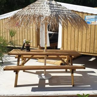Logement en bois 4 pers proche du zoo de La Palmyre les chambres ont vue sur le ciel - Les Mathes - 2