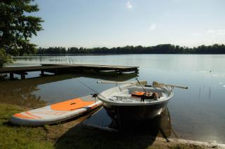 Dom nad jeziorem Ublik z sauną i jacuzzi - 9