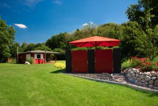 Romantic Wooden Lodge,Sauna,Schwimmteich,alleinstehend,absolut ruhig - Hessisch Oldendorf - 5