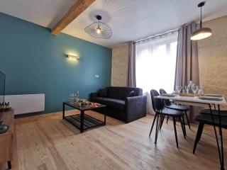 Les appartements du centre, refaits à neuf, climatisés, hyper centre, 50m à pieds des commerces, restaurants, parking gratuit - Salies-de-Béarn - 5