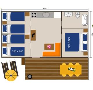 Easyatent Mobile home Zelena Laguna - 9