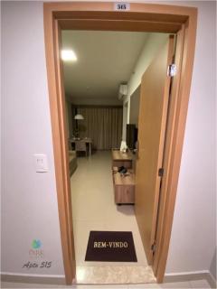 Flat Park Veredas com Vista Piscina Frigobar e Fogão - 7