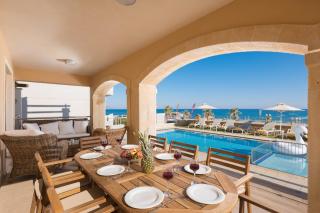 Irida beachfront Villa for 12, steps to amenities - Rethimnon - 3