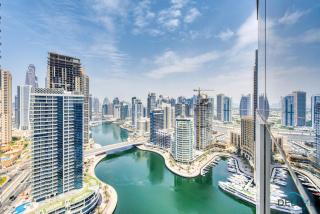 Overlooking Marina Canal 1BR Close to Mall, Promenade & Beach, Bay Central 1, Dubai Marina by Deluxe Holiday Homes - Dubai - 5