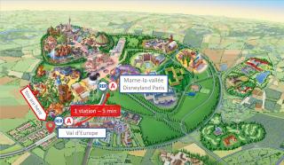 Studio Art - Shopping center and train station 500m - Disneyland Paris 5min - 4
