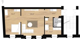Gourmet Storie's AP 68sqm Renovated Free parking - Riga - 8