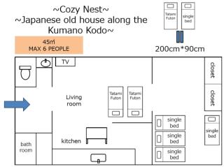 一棟貸自炊可-CosyNest-世界遺産 熊野古道歩きの拠点-無料Wi-Fi-駐車場2台無料 - Nachikatsuura - 9