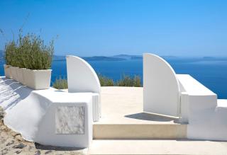 Elegant Santorini House Villa Serenity Caldera Viewoutdoor Hot Tub Private Pool Oia - 3