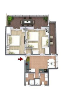 Apartments with parking space Pisak, Omis - 16239 - Pisak - 2