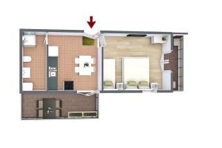 Apartments with parking space Pisak, Omis - 16239 - 1