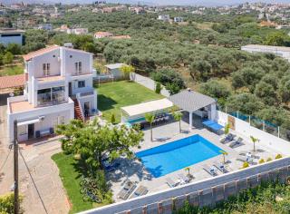 Myrto Villa heated pool - Kato Daratso - 6