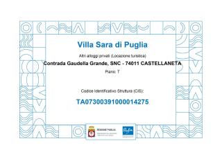 Villa Sara di Puglia - Castellaneta - 4