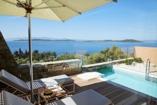 Excellent Halkidiki Villa Residential Villa 1 2 Bedrooms Stunning Sea Views Ouranoupoli - Ouranoupoli - 5